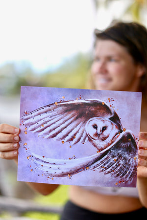 Open image in slideshow, Owl Print
