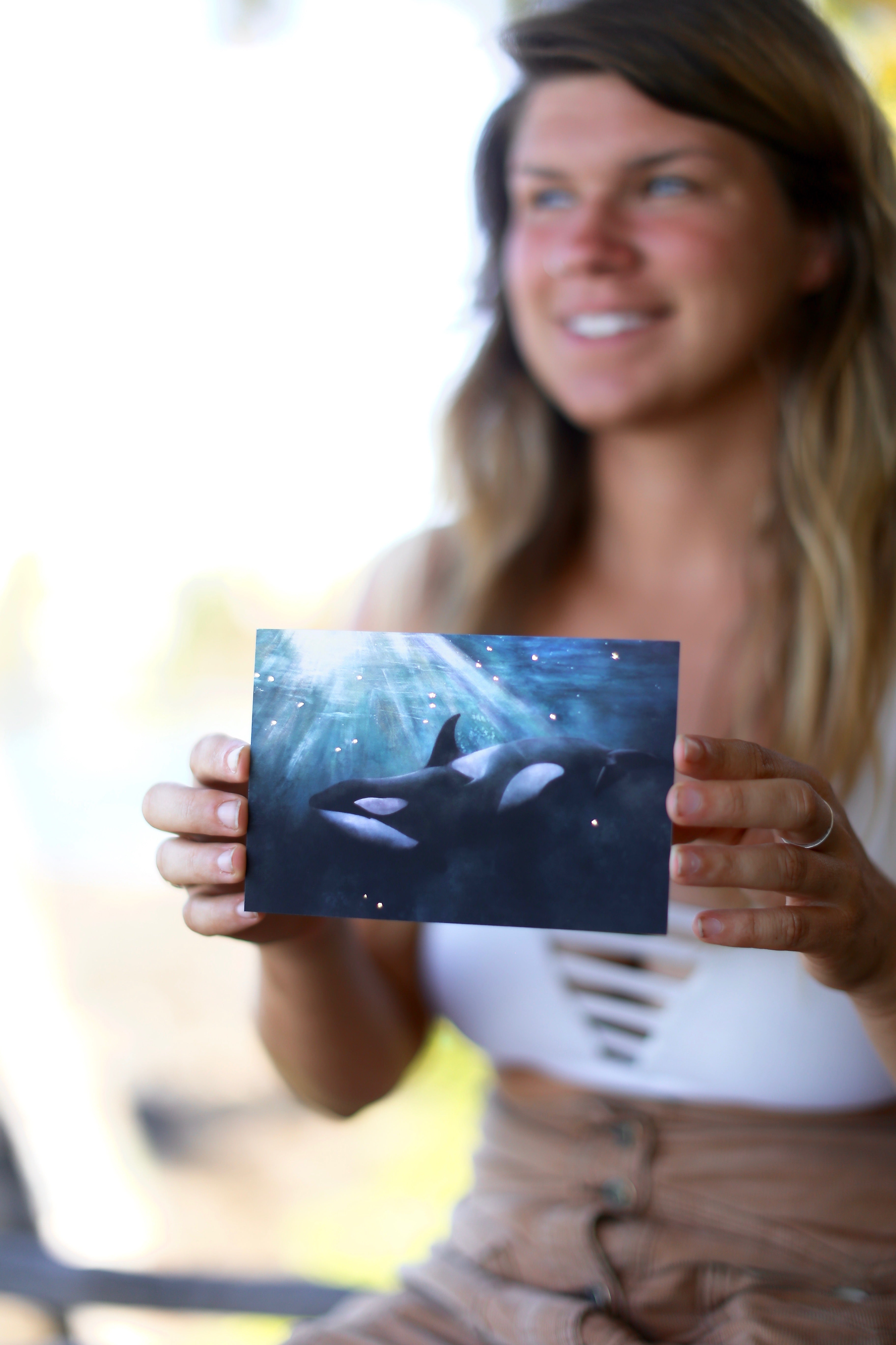 Orca Postcard