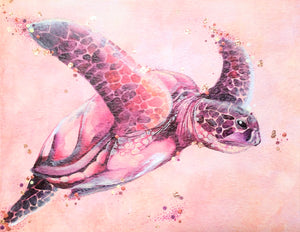 Turtle Print - Pink Hue