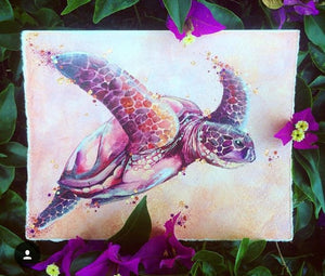 Turtle Print - Pink Hue