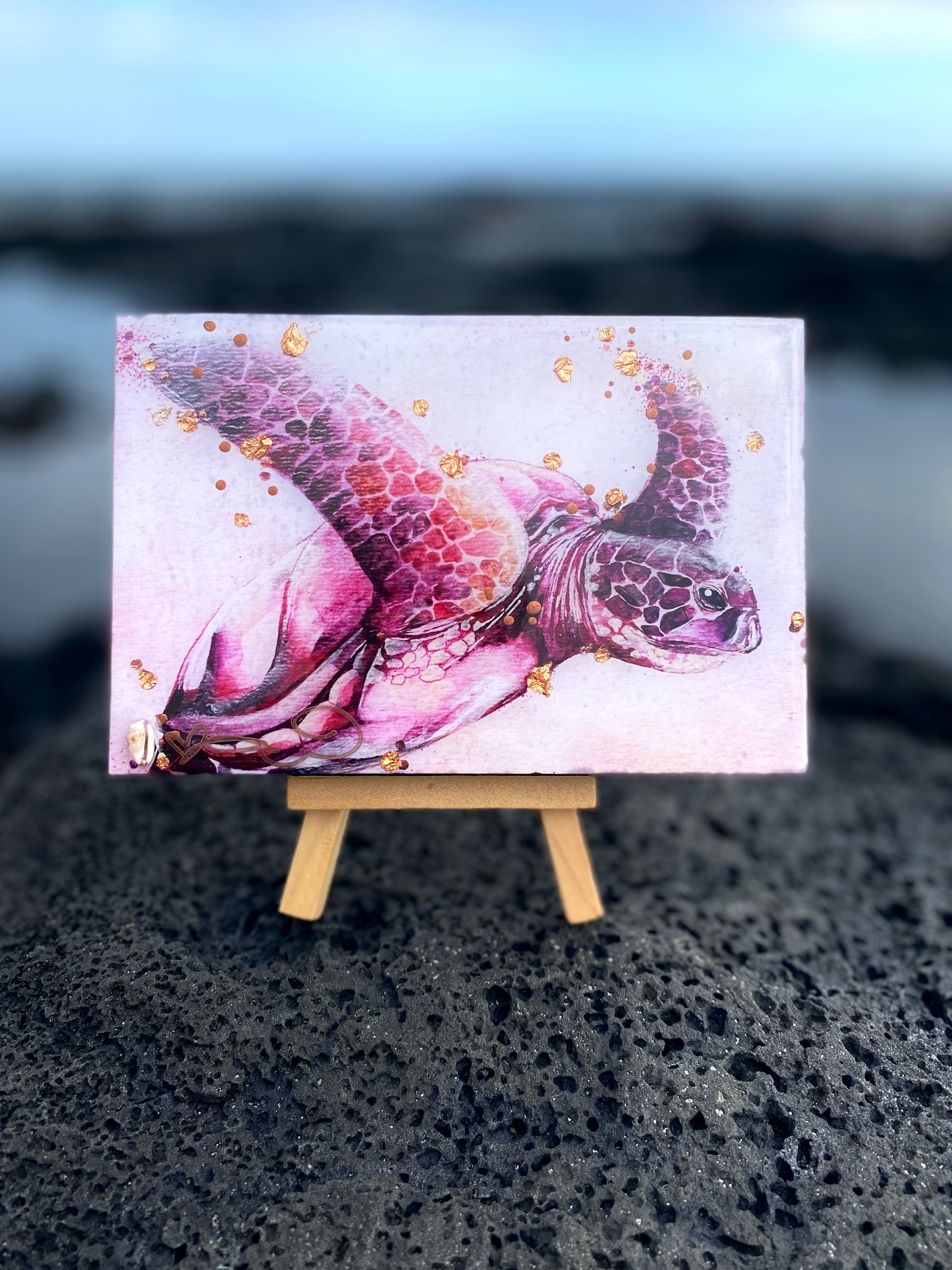 Turtle Resin - Pink Hue