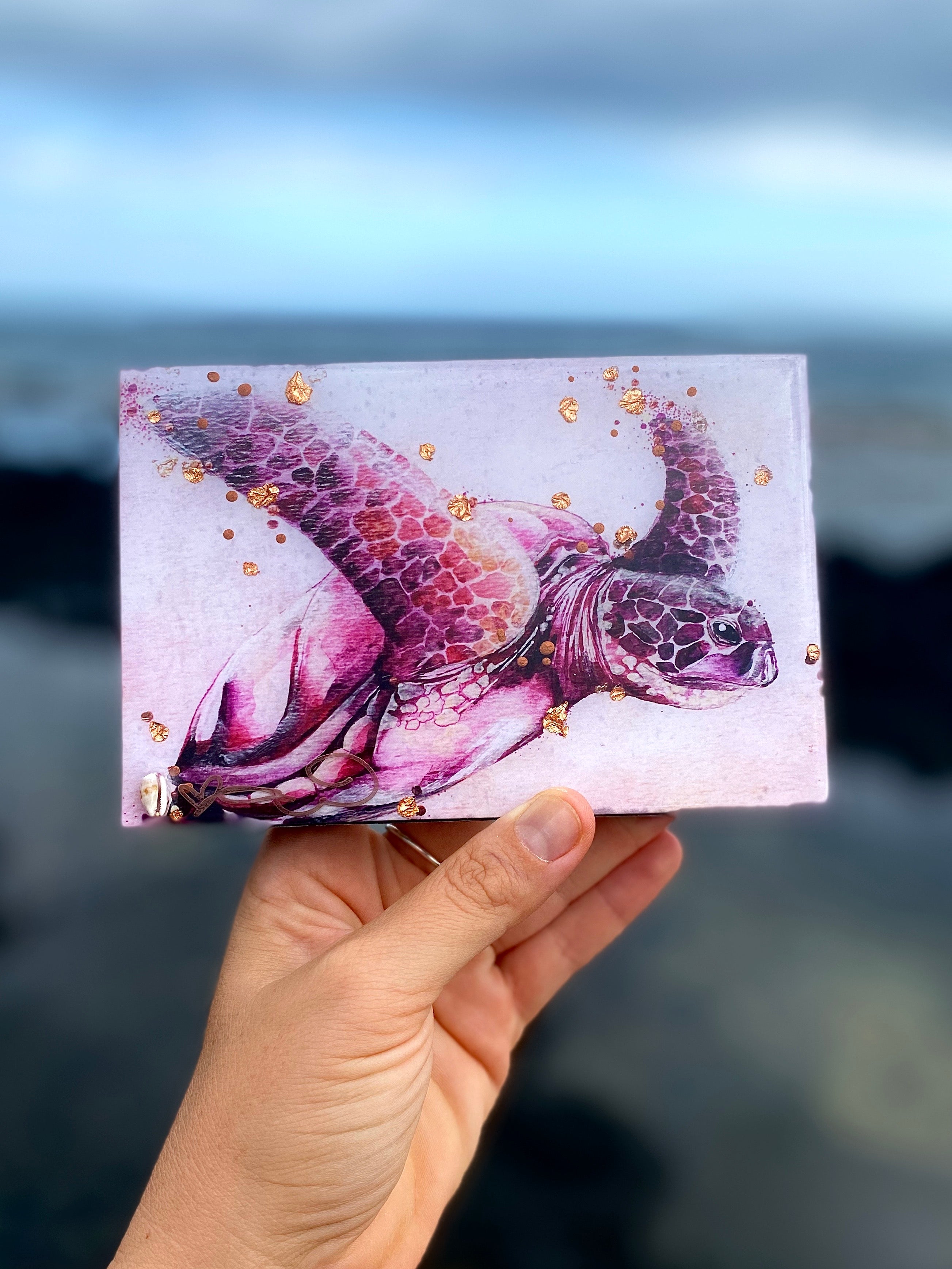 Turtle Resin - Pink Hue